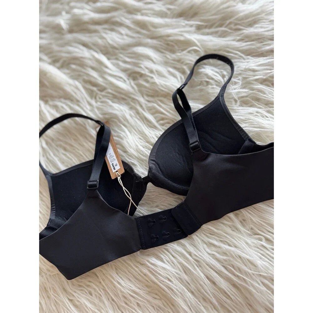 Skims Ultimate Push up Plunge Bra Onyx Size 34A - Picture 6 of 6